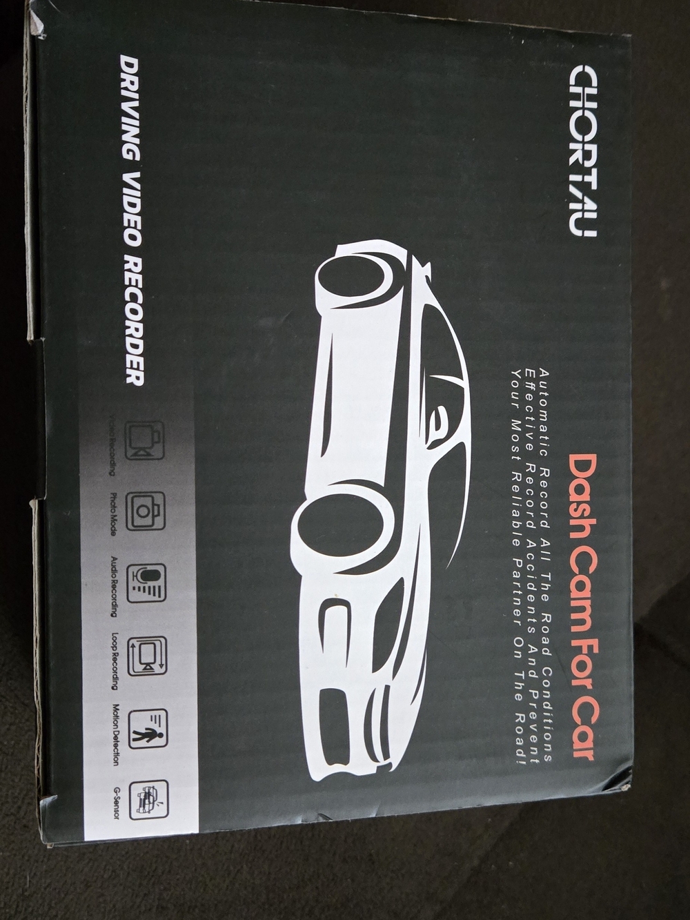 CHORTAU B-T13 Dual Dash Cam Front & Rear Camera | New in Box